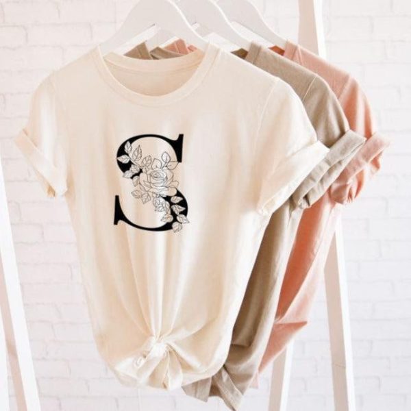 Floral Monogram Shirt Discount