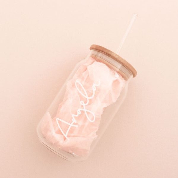 Personalized Iced Coffee Glass on Sale - Image 2