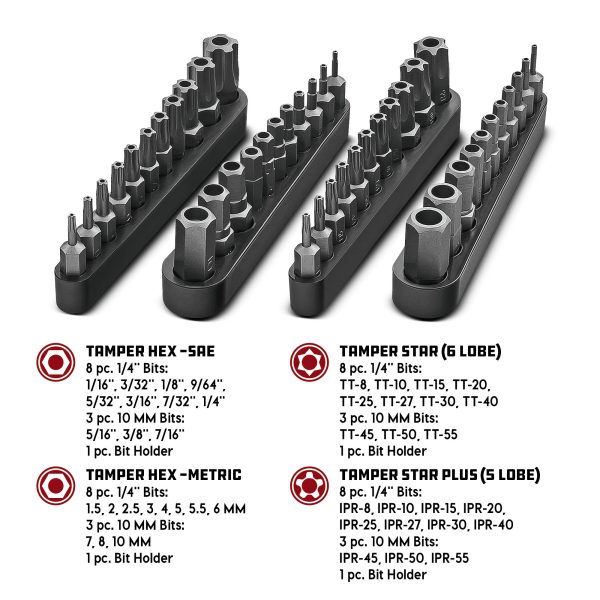 81 Piece Solutions Socket and Bit Set for Specialty and Damaged Fasteners Cheap - Image 5