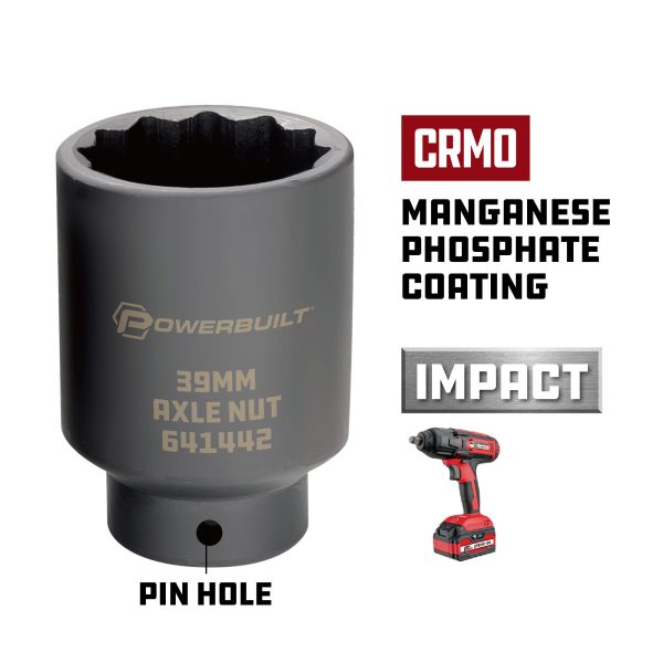 1 2 in. Dr. 39mm Axle Nut Socket For Cheap - Image 3