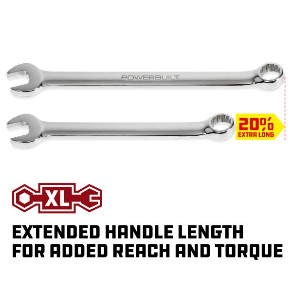15 16 Inch Fully Polished Long Pattern SAE Combination Wrench For Cheap - Image 3