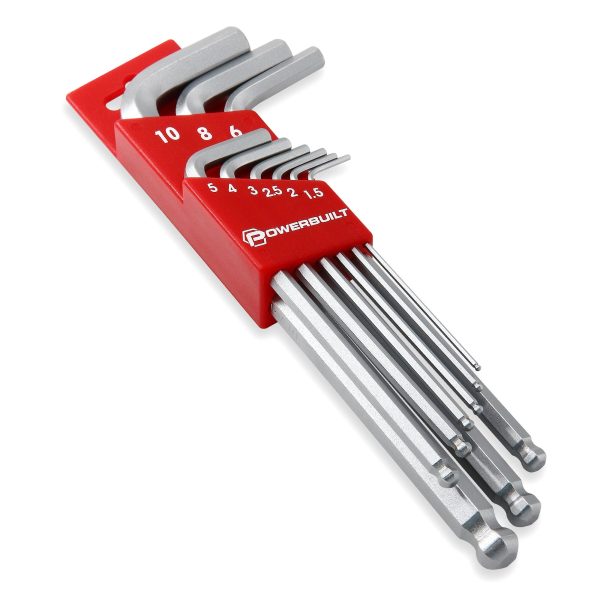 9 Piece Metric Long Arm Hex Key Wrench Set Cheap