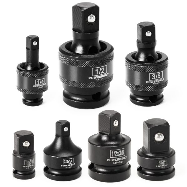 7 Piece Impact Universal Joint & Socket Adapter Set For Discount