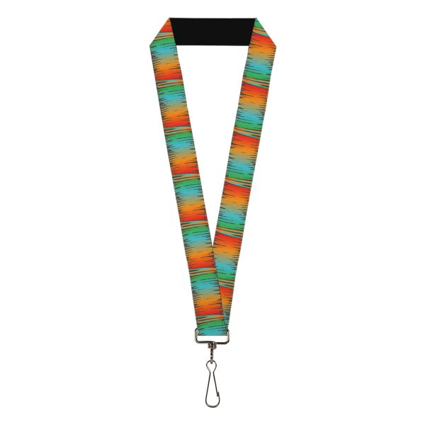 Lanyard - 1.0  - Scribble Zarape Fade Brown Multi Color Online now